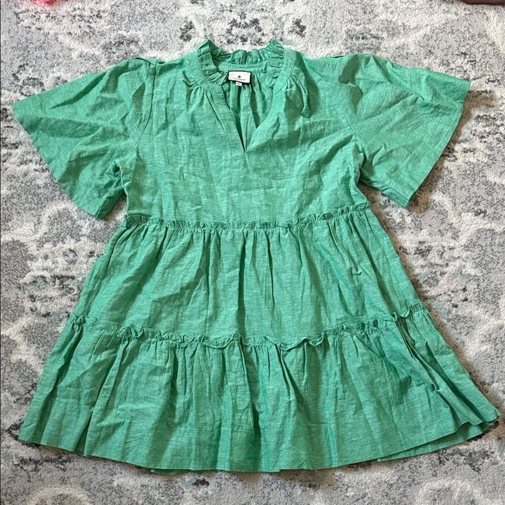 Tuckernuck Sea Green Crawford Dress Size Large